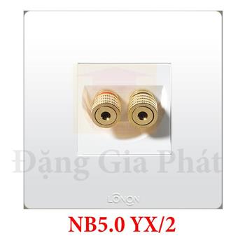 Ổ cắm Audio 02 đường dẫn NB5.0 YX/2